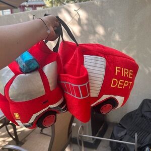Red Fire Truck Plush costume